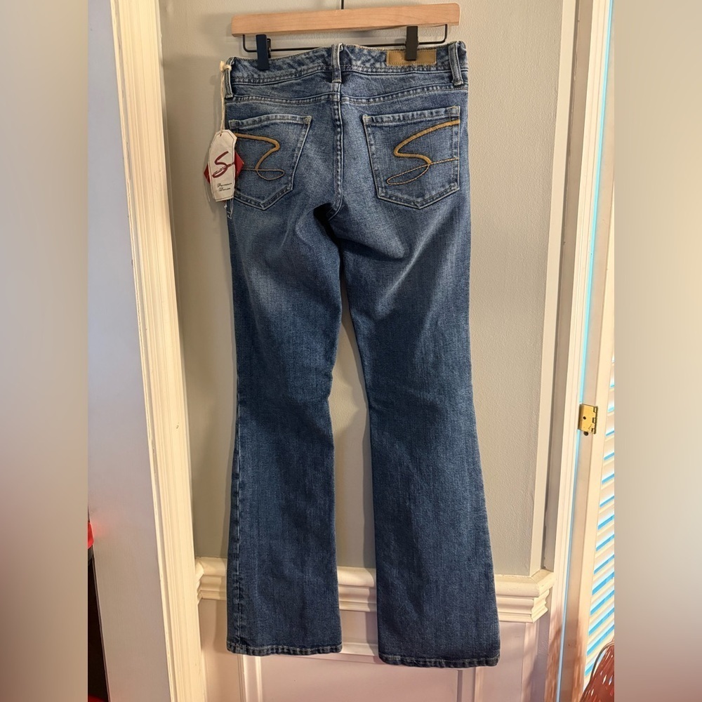 Seven7 Blue Flare Wide Leg Jeans - Picture 2 of 11